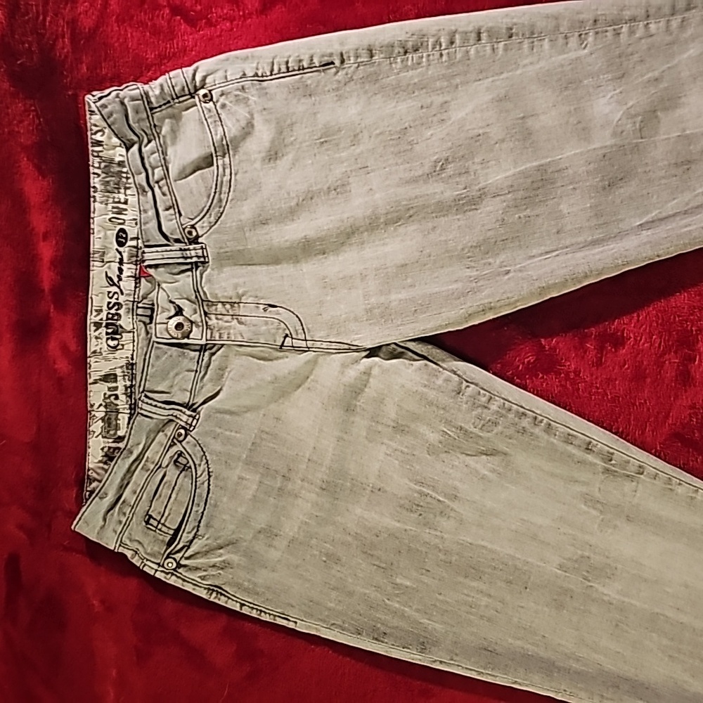 Woman's Guess Jeans, size 32, gray - Picture 3 of 11